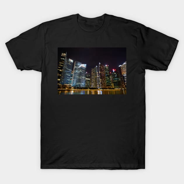 Singapore Cityscape T-Shirt by Aleksander37